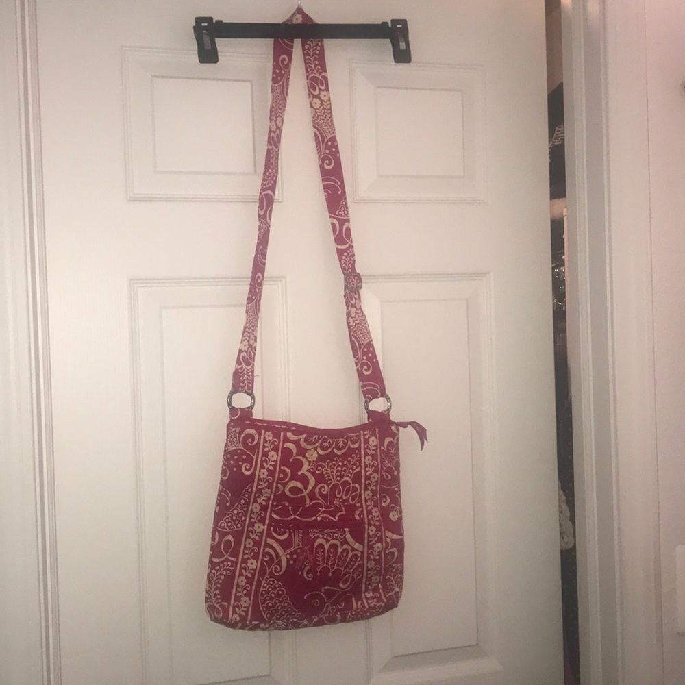 Pink Vera Bradley Crossbody messenger bag